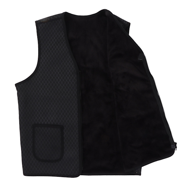 Oppvarmet vest for kvinner og menn, rask oppvarming, 3 nivåer justering, 9 oppvarmingssoner, vaskbar elektrisk oppvarmet vest for utendørs XXXL