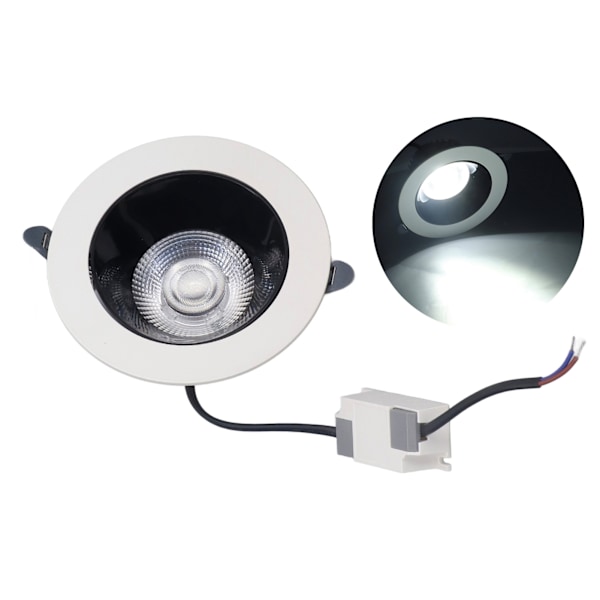 5,5 tommer 12W LED Downlight 220V Indbygget Downlight Soveværelse Dekorativt Loftslys til Husholdning