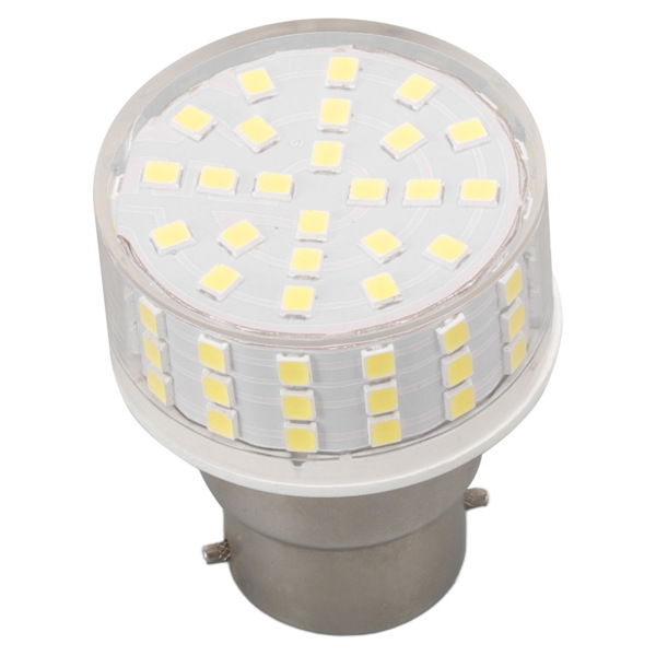 B22 LED Majslampe ABS 10W 1000LM Flimmerfri Energibesparende Lys til Loftbordskab AC 85‑265V Hvidt Lys
