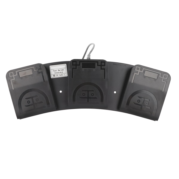 USB-fodpedal Triple Keys MIDI-controller Mekanisk switch Programmerbart computertastatur til spil