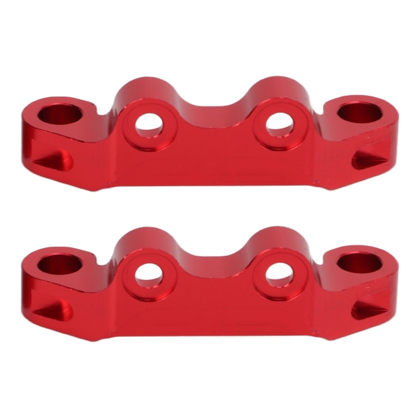 2 kpl RC Metal Yläripustusvarren Kiinnitys Tamiya TT02 1/10 RC Auton Päivitysosat Punainen