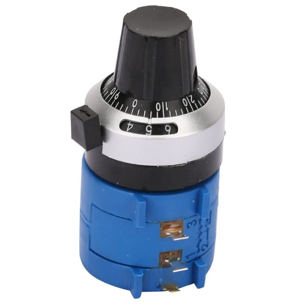 3590S-2-104L Trådlindad Potentiometer 100K Ohm med 10 Varvs Räkneratt Vridknapp