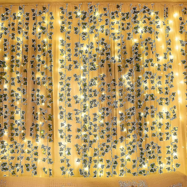 12 Teko-murattiköynnöstä, Teko-riippuva muratti 100 LED-valolla