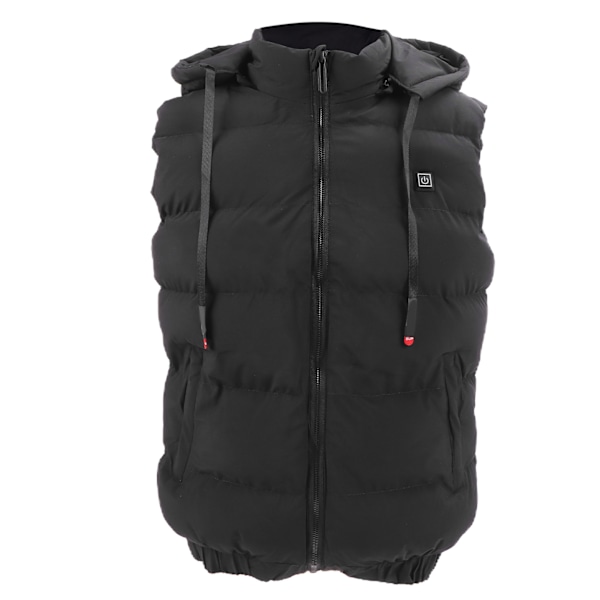 Electric Heating Vest Soft Washable Temperature Adjustable Heated Jacket for Outdoor CampingXL