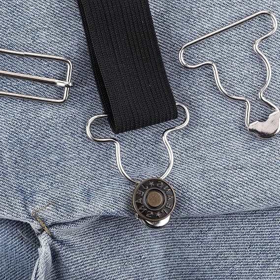 Metalloverallsspenner Erstatning Smekkeseler Klips Retro Seler