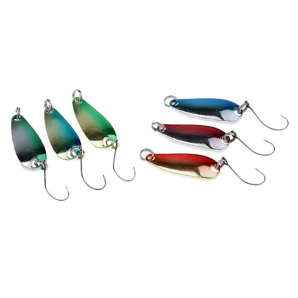 12 stycken fiskedrag skeddrag metall hårda beten crankbaits redskap
