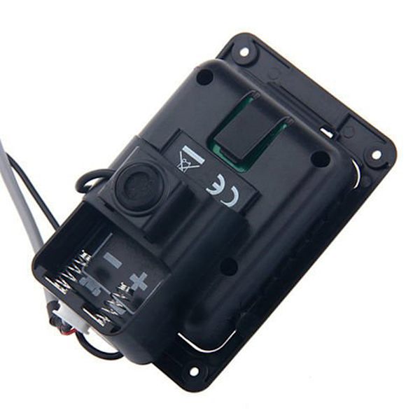 Gitarrförförstärkare EQ Tuner Piezo Pickup Beat Gitarrdelar Tillbehör