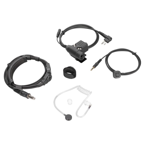 U94 PTT med fingermikrofon PTT 7,1 mm indragbart halskontrollheadset för Motorola GP88 GP300 GP3688 DEP450