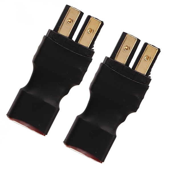 2 st T-honadapter T till hankontakt Adapter RC Honadapter till Hanadapter för RC Bilmodell Flygplansmodell Fartygsmodell
