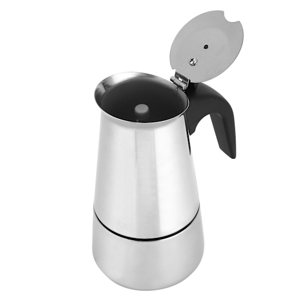 200 ml bærbar kaffemaskine Moka-kande i rustfrit stål til hjemmekøkken