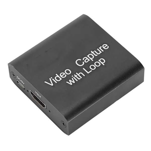 Videoopptakskort med HD Multimedia Interface Loop Out USB Live Game Capture Board for PS4 Switch Laptop