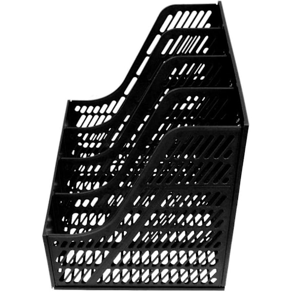 4* Rom Polypropylen Oppbevaringsboks for Kontorfiloppbevaring Filkurvboks Dokumentoppbevaring Filskap Oppbevaringsmoduler for A4-papir Farge