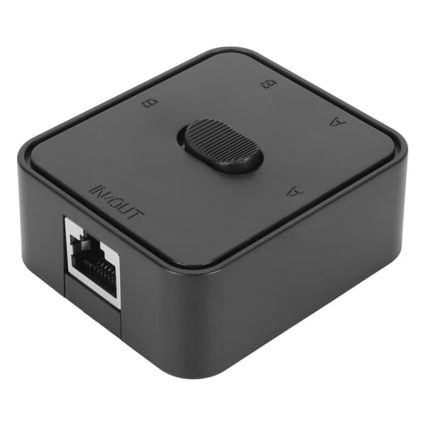 2 Port Gigabit Netværk Switch 10 100 1000Mbps 2 Ind 1 Ud 1 Ind 2 Ud PoE Extender Switch RJ45 Splitter Vælger Switch til Cat 6
