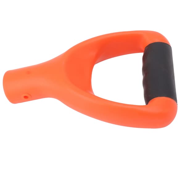 3,2 cm spadehåndtak Ergonomisk design Multifunksjonelt robust spade D-grep håndtak for graving og raking Verktøy Oransje