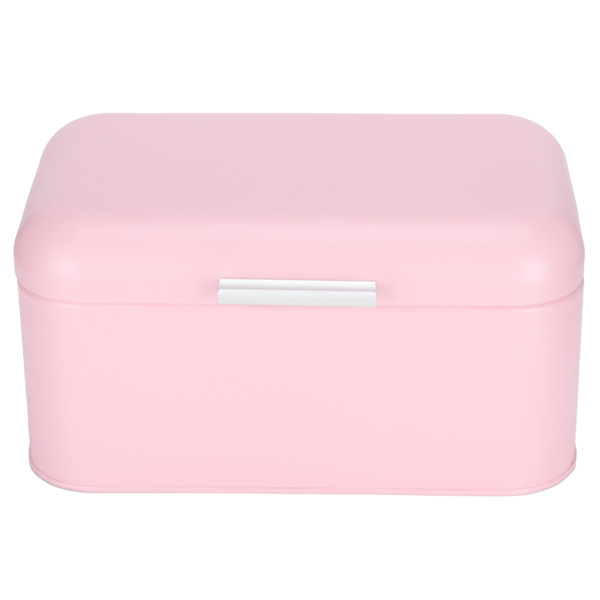 Pink Iron Brød Container Organizer Giftfri Retro Husholdningskøkken Opbevaringskasse