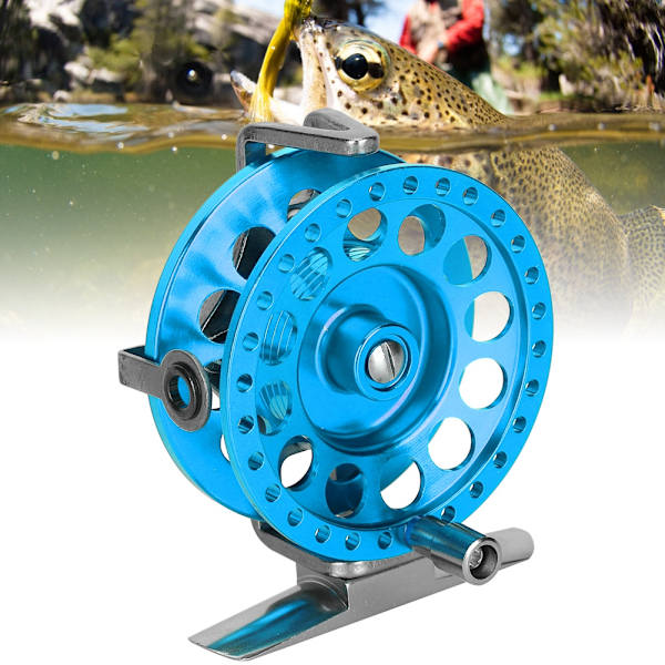 Etujäälle kalastuspyörä Fly Full Metal Unloading Force ReelBlue Vasen käsi