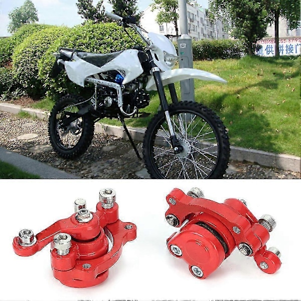 140mm Gas Bakre Skivbromsok Belägg Set Passar för Elektrisk Scooter ATV 49CC
