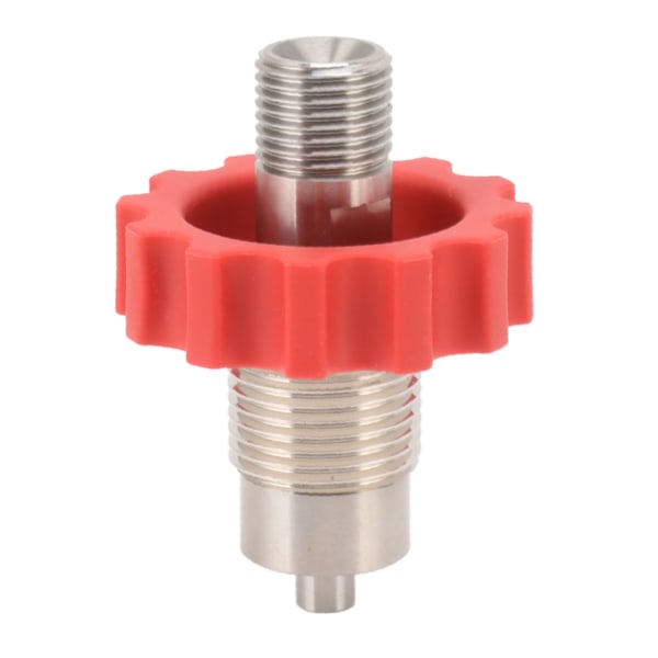 Rød Gear CO2 Tank Refill Valve Connector G5/8 til M16 CO2 Cylinder Refill Trykventil Adapter