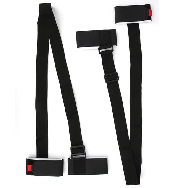 2 stk. Power Training Snowboard Skulderstropp Håndtak Doble Ski Justerbart Festebelte