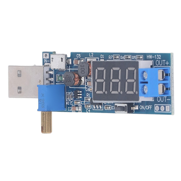 USB strømforsyningsmodul DC3.5‑12V til DC1.2‑24V Buck Boost spenningsregulatoromformermodul