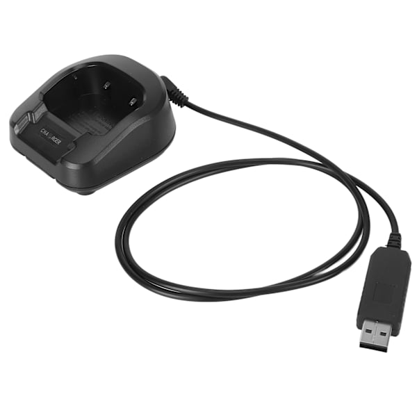 2-vejs radiobatterioplader USB-kabel Skrivebordsoplader med indikatorlys til BAOFENG UV 82 UV 82HP UV 82L-serien