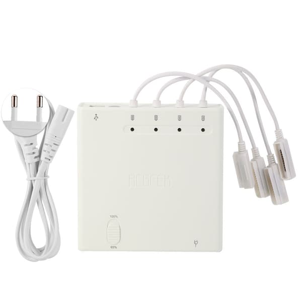 6-i-1 batteriladerhub hurtiglading dronelader passer til MAVIC 2 100-240VEU-plugg