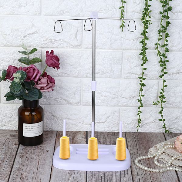 3 keglede broderitrådsholder spoleholder til husholdningssymaskine lilla