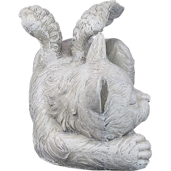 Design Toscano Memorial Katte Engel Kæledyrsstatue Æresgravsten, 12*6.5*6.5cm
