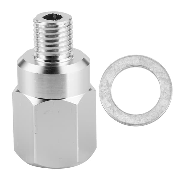 Til LS Swap Måler Sensor Adapter Kølevæsketemperatursensor Han M12-1.5 til Hun 3/8in-18 NPT