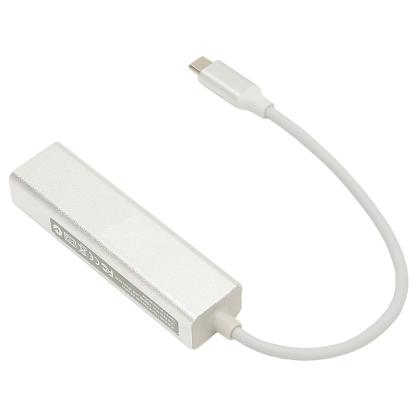 USB3.0 HUB Gigabit Trådbundet Nätverkskort 10M 100M 1000M RJ45 3 USB3.0 Gränssnitt Dockningsstation för Win