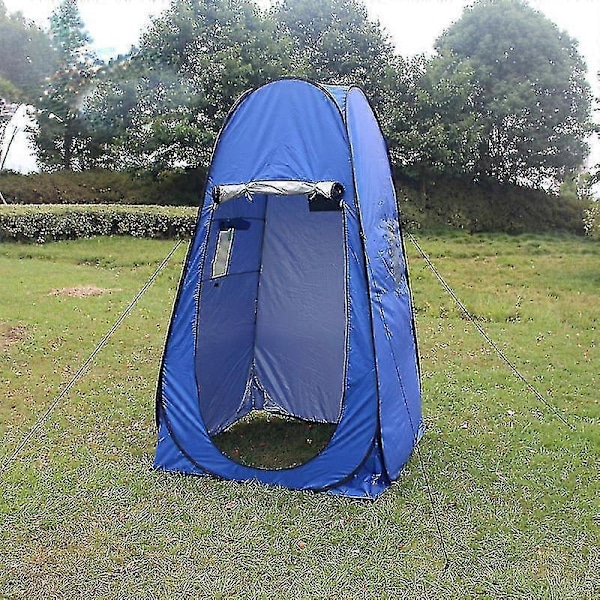 Enkelt Skjul Bærbart Privatliv Brusebad Toilet Camping Pop Up Telt UV Funktion Udendørs Omklædning Fotografering Grøn & Blå Fiskeri Wc_SZXM