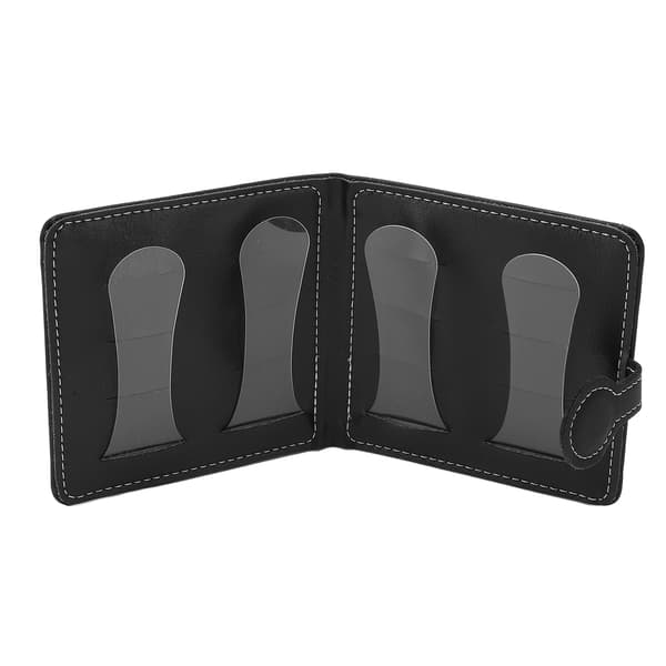 Guitar Pick Holder EVA Bærbar Stor Kapacitet Opbevaringsetui Taske Tilbehør Sort