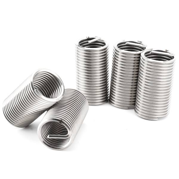 5 stk wire gevind indsats rustfrit stål beskyttelsesspole bøsning skrue reparationssæt M24x3x3D