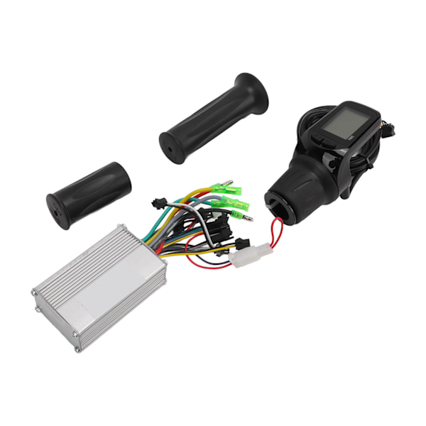 48/60V 350W Elektrisk cykel borstlös motorstyrenhet 886 LCD-displaypanel kit med reservvridgrepp