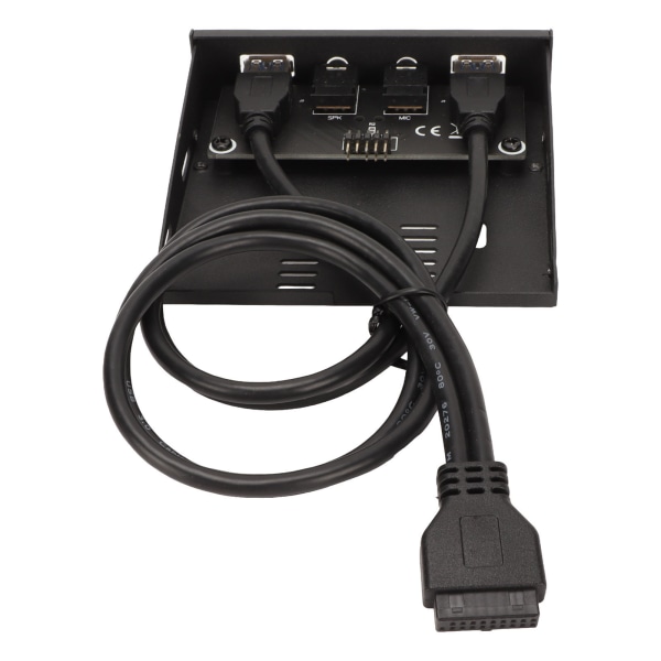 USB frontpanel USB 3.0 4 portar Stabil överföring Jamproof Support Hot Plugging 3,5 tums frontpanel för case