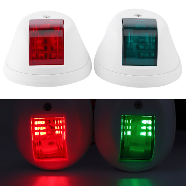 DC12V-24V 3W LED-navigointivalo, signaalilamppu, IP66, vedenpitävä, merialuksille, veneille ja jahdeille, valkoinen