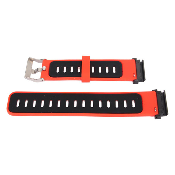 22 mm silikon watch dubbelfärgad silikon watch för Fenix ​​7 Röd Svart