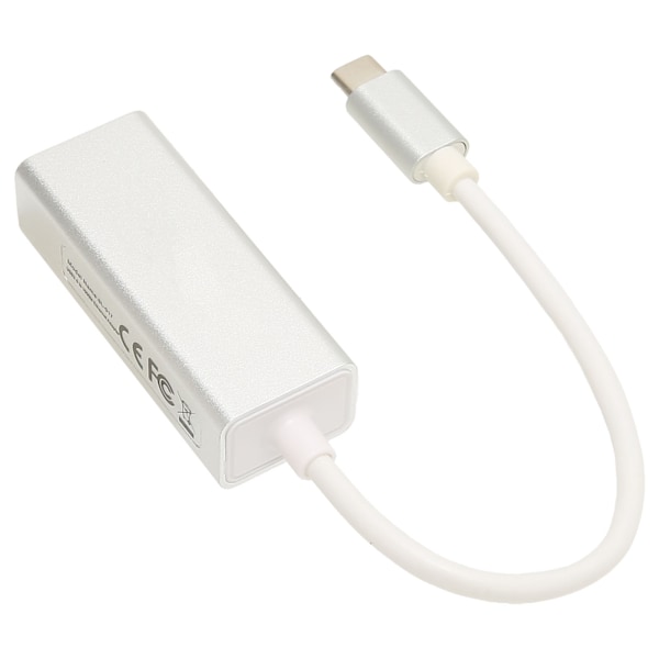 USB C till Ethernet-adapter 10M 100M 1000M USB3.0 Hub Typ C till RJ45 Nätverkskabelgränssnitt Trådbundet nätverkskort Adapter