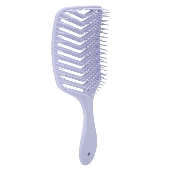 Buet ventilert hårbørste Profesjonell hodebunnsmassasje Paddle Detangling Brush Styling Tool for rask føntørking