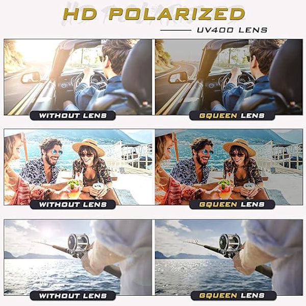 Vintage hopeanharmaat pyöreät polarisoidut steampunk-aurinkolasit miehille ja naisille UV400 suoja