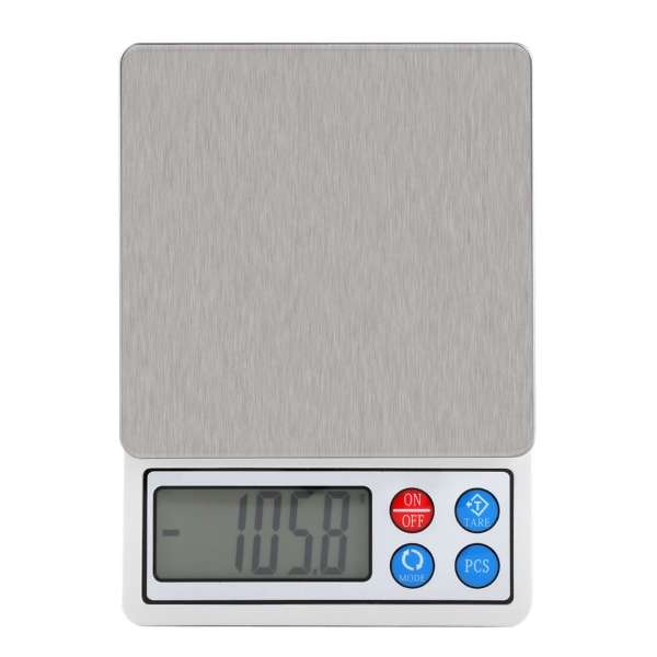 2KG/0,1g Portabel Mini Digital Våg Elektronisk Balans Hög precision för mätning