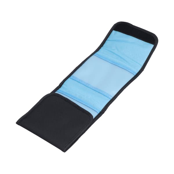 Filter Wallet Case Foldbar 3 Lommer Kameralinse Filter Opbevaringstaske Nylon Vandtæt Pose