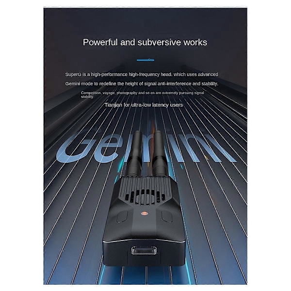 SuperG Nano ELRS 2.4G 1W RF-moduulin lähetin