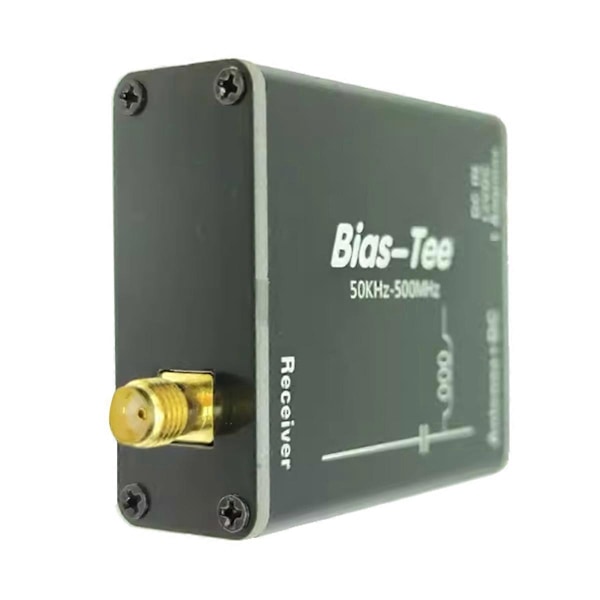 För HFDYLoop HFDY Loop Antenn Matning Bias Tee 50KHz-500MHz RF DC