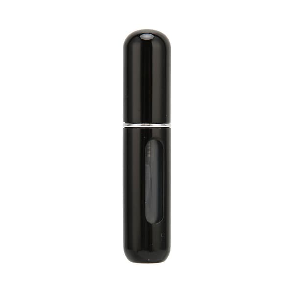 Påfyllningsbar parfymatomizer Synlig bärbar läckagesäker mini tom sprayflaska för resor utgående 5mlSvart