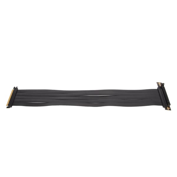 PCIE 4.0 X16 Extrem Flexibel 180 Grader Höghastighets GPU Förlängningskabel Riser för RX6900XT RX6800XT RTX3090ti Svart 15cm/5.91in