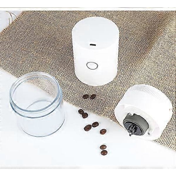 Bærbar Elektrisk Kaffekvern med Batteri og Flere Malingsgrader for Presskanne