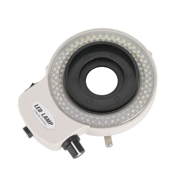 Säädettävä 144 LED-rengasvalonlähde stereomikroskoopille ja kameralle AC100-240VEU-pistoke