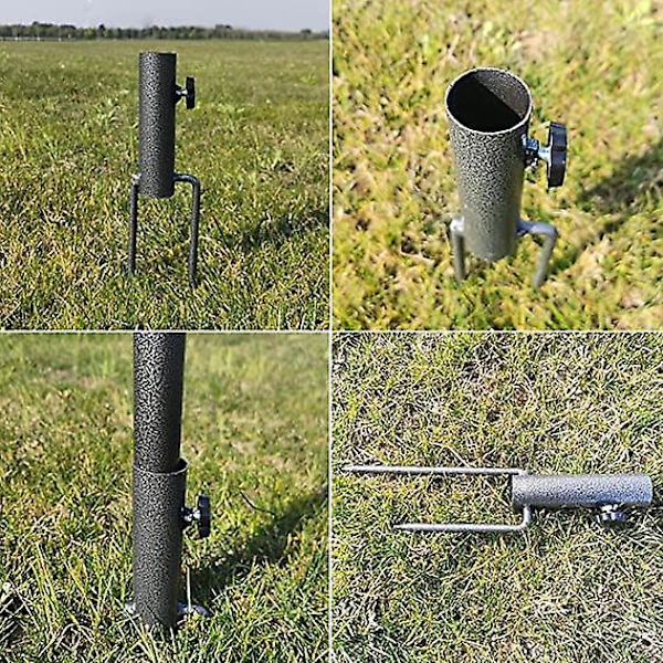 Jordspyd for parasoll Parasoll Strandparasoll Sandanker Jordanker Parasollfot Parasollfeste Tykkelse 28-32mm