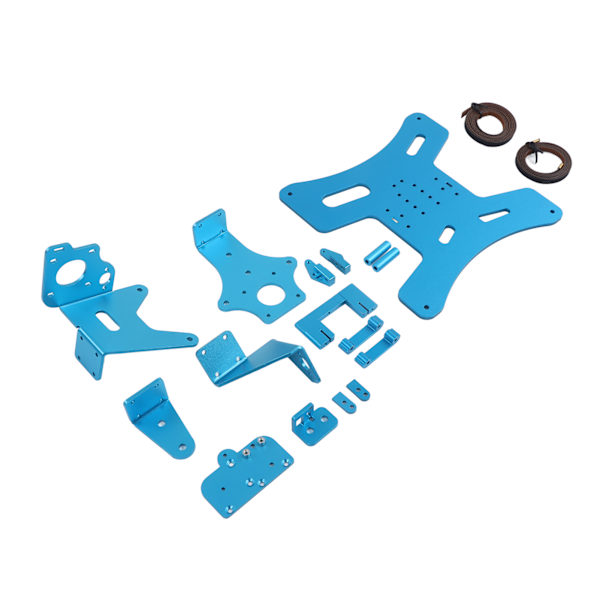 36 stk. sæt 3D-printer aluminiumsplade aluminiumlegeringsplade skrue akslerem 3D-printer opgraderingskit til Ender 3 Pro